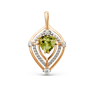 Подвеска из красного золота