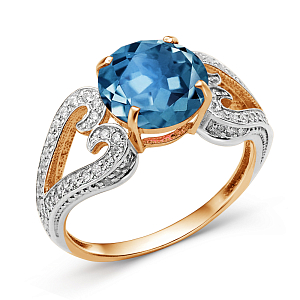 Кольцо из красного золота