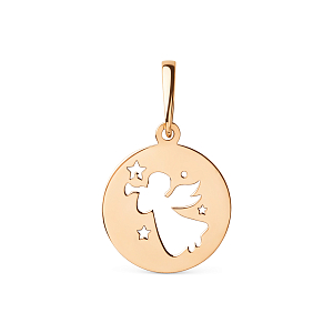 Подвеска из красного золота