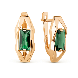 Серьги из красного золота