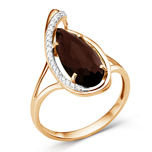 Кольцо из красного золота