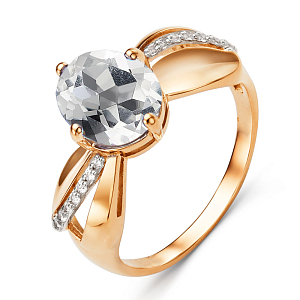 Кольцо из красного золота