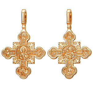 Крест из красного золота