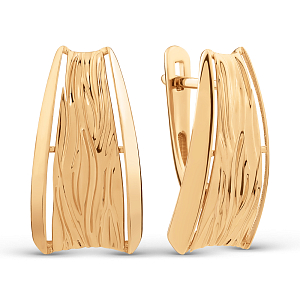 Серьги из красного золота