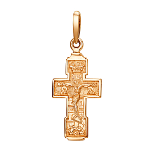 Крест из красного золота