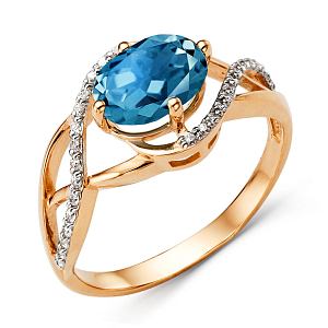 Кольцо из красного золота