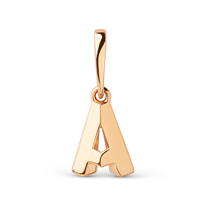 Подвеска из красного золота