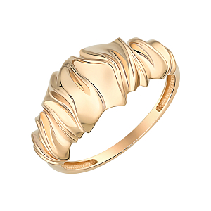 Кольцо из красного золота