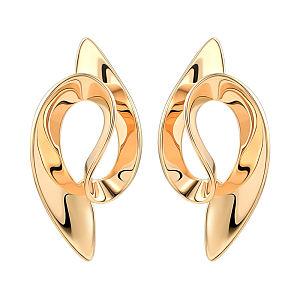 Серьги из красного золота