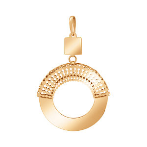 Подвеска из красного золота