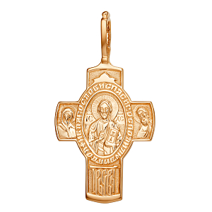 Крест из красного золота