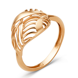 Кольцо из красного золота