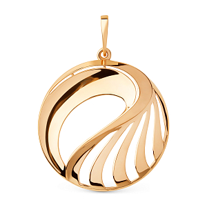 Подвеска из красного золота