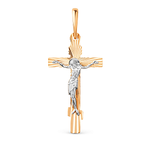 Крест из красного золота