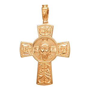 Крест из красного золота
