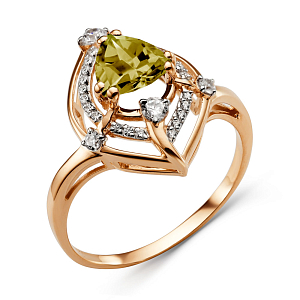 Кольцо из красного золота