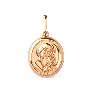 Подвеска из красного золота