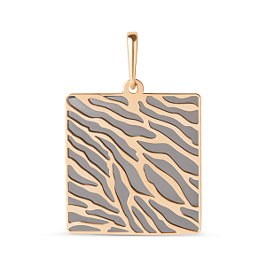 Подвеска из красного золота