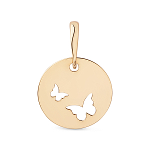 Подвеска из красного золота