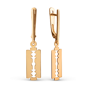 Серьги из красного золота