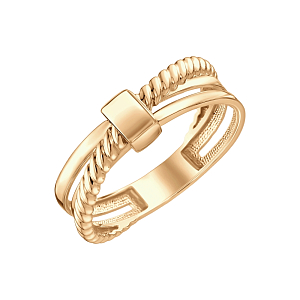 Кольцо из красного золота