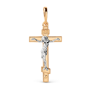 Крест из красного золота