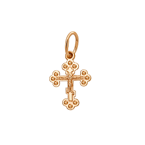Крест из красного золота