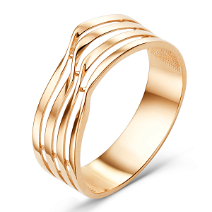 Кольцо из красного золота