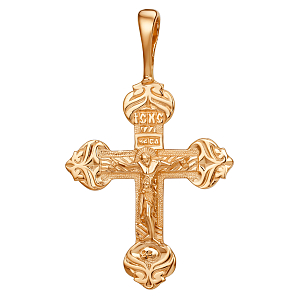 Крест из красного золота