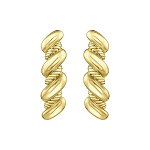 Серьги из желтого золота