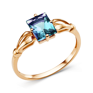 Кольцо из красного золота