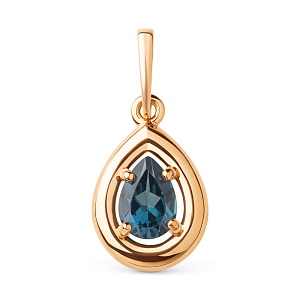 Подвеска из красного золота