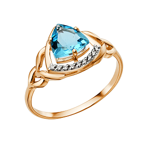 Кольцо из красного золота