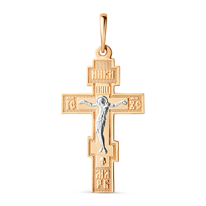 Крест из красного золота