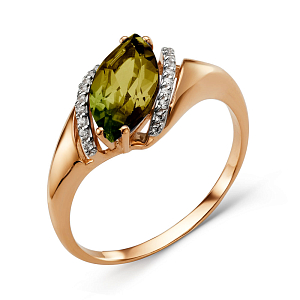 Кольцо из красного золота