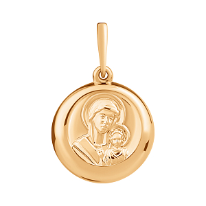 Подвеска из красного золота