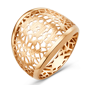 Кольцо из красного золота