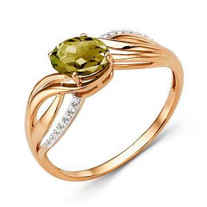 Кольцо из красного золота