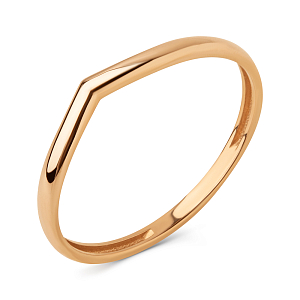 Кольцо из красного золота