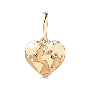 Подвеска из красного золота