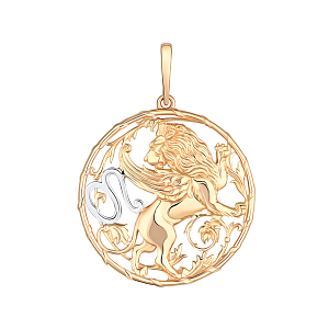 Подвеска из красного золота