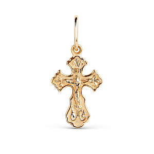 Крест из красного золота