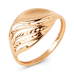 Кольцо из красного золота