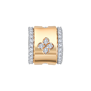 Подвеска из красного золота с фианитами