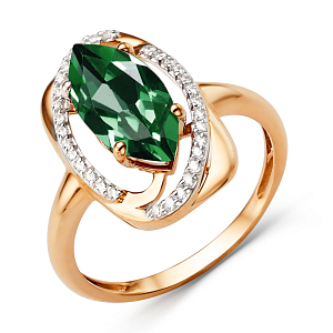 Кольцо из красного золота