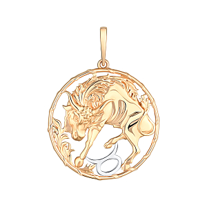 Подвеска из красного золота