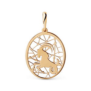 Подвеска из красного золота